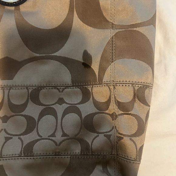 Coach Tan Signature Tote Bag - Picture 2 of 6